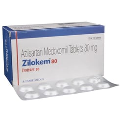 जिलोकेम 80mg गोली 10s के बा