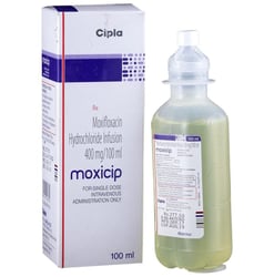 मोक्सिसिप जलसेक 100 मिलीलीटर के बा