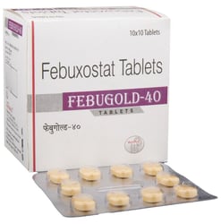 फेबुगोल्ड 40 गोली के बा