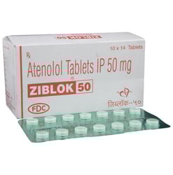 जिब्लोक 50 मिलीग्राम टैबलेट 14s के बा