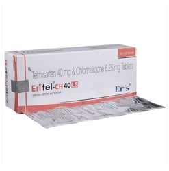 एरिटेल सीएच 40mg/6.25mg एलएस टैबलेट 10s के बा