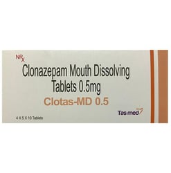 Clotas MD 0.5mg Tablet 10s