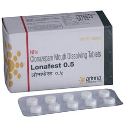 लोनाफेस्ट 0.5 टैबलेट एमडी के बा