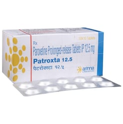 पैट्रोक्स्टा 12.5 टैबलेट पीआर के बा