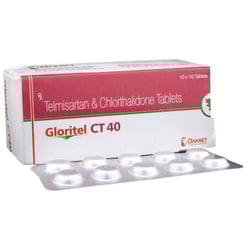 ग्लोरिटेल सीटी 40 टैबलेट के बा