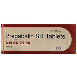 एनवीलैक्स 75 एसआर टैबलेट के बा